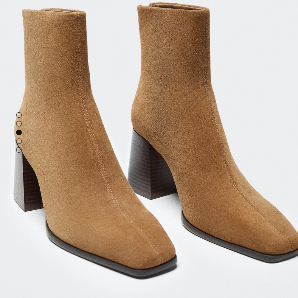 Mango Suede Booties